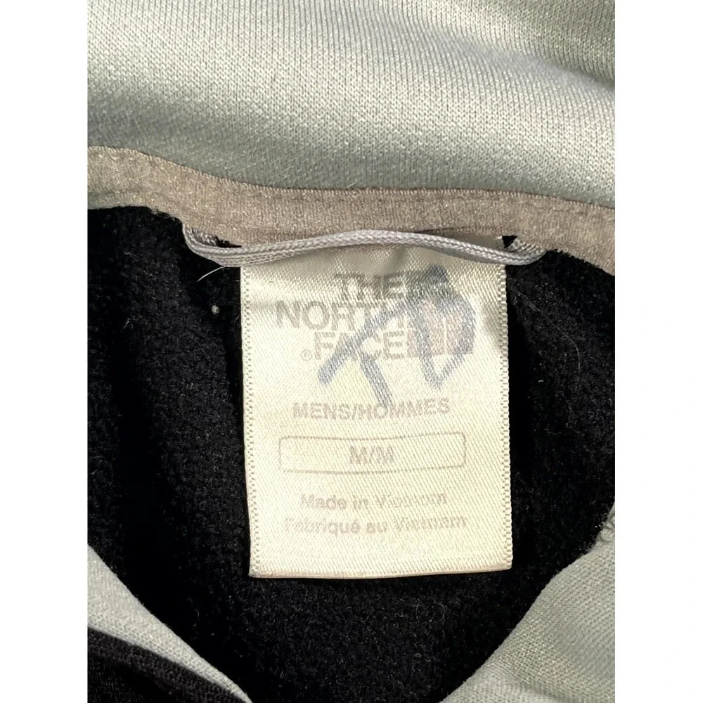 The North Face Hoodie Mens Medium Black Graphic Logo‎ Hooded Active Casual